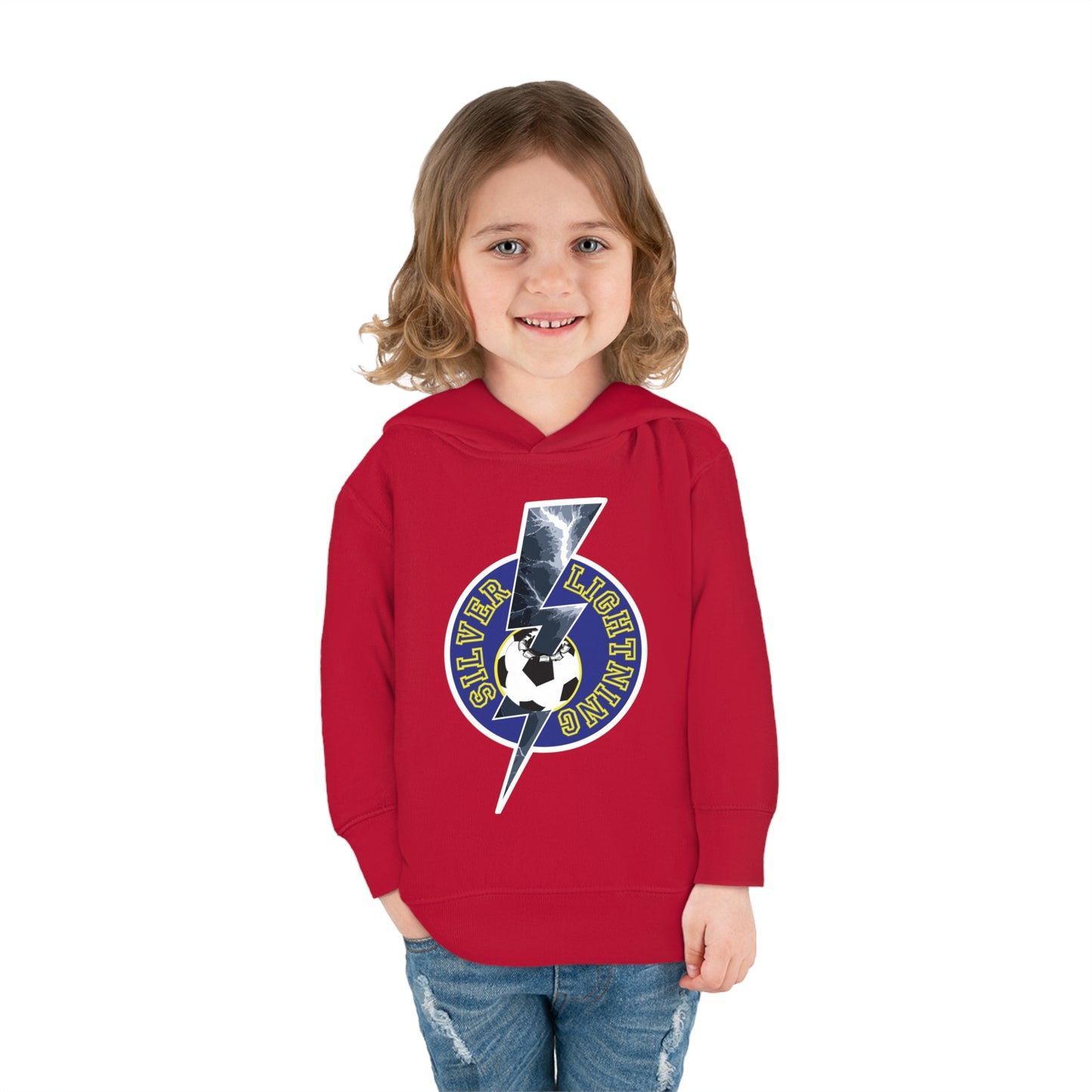 Silver Lightning Toddler Hoodie