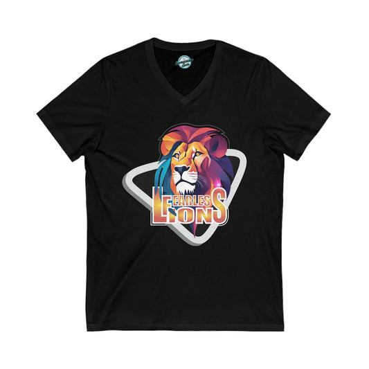 Fearless Lions Unisex Jersey V-Neck