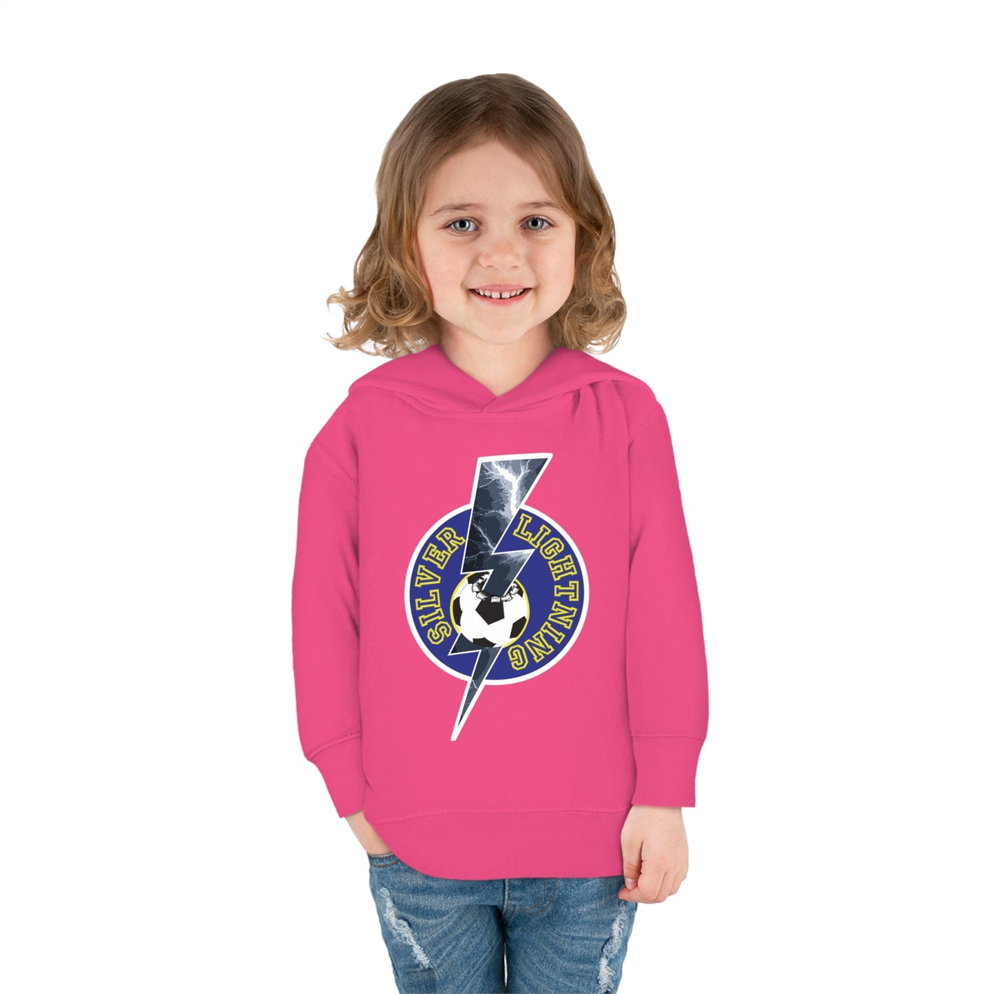 Silver Lightning Toddler Hoodie