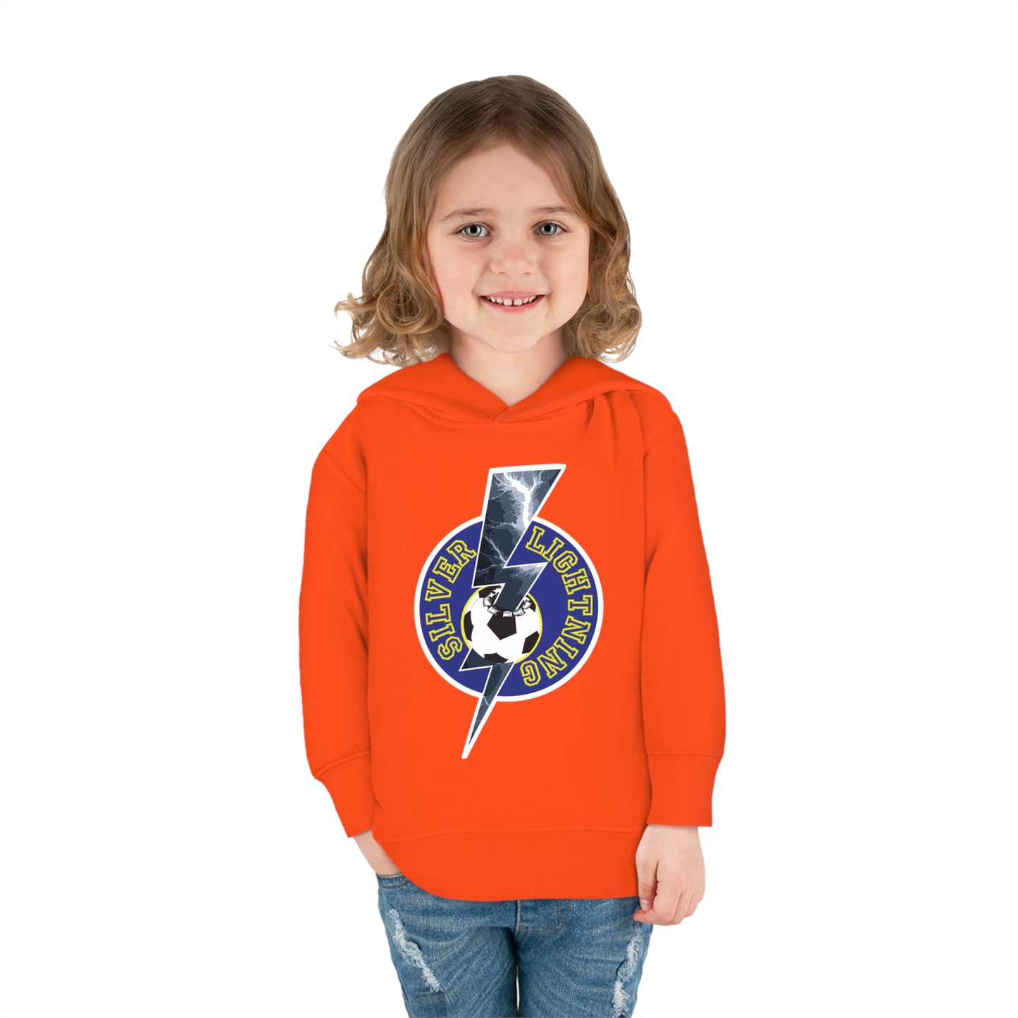 Silver Lightning Toddler Hoodie