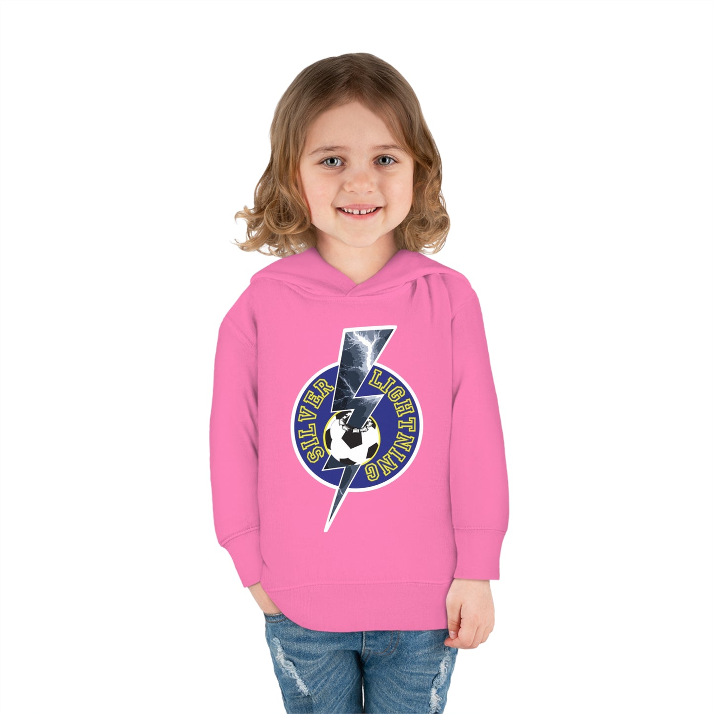 Silver Lightning Toddler Hoodie