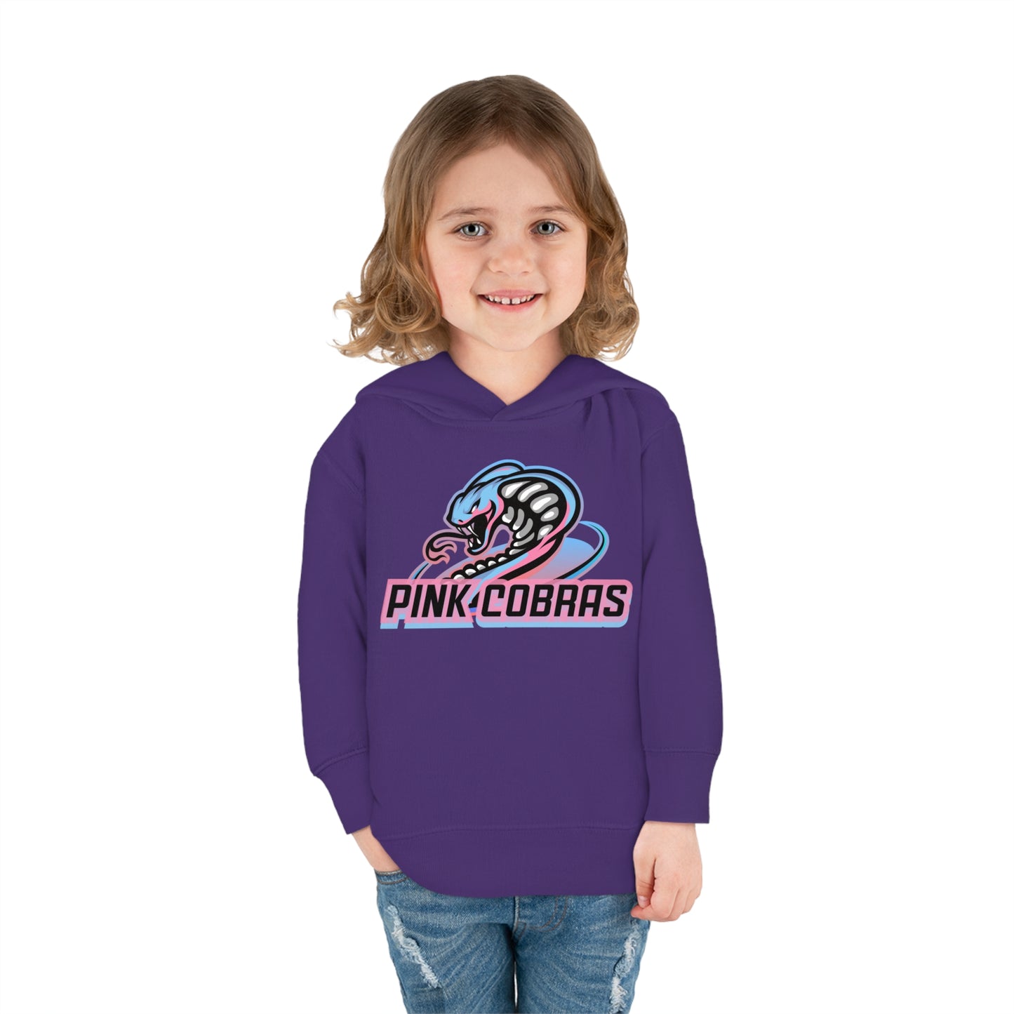 Pink Cobras Toddler Hoodie