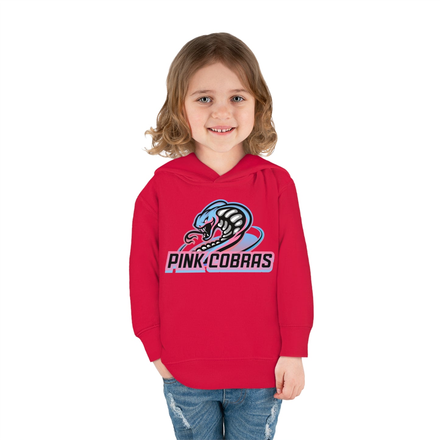 Pink Cobras Toddler Hoodie