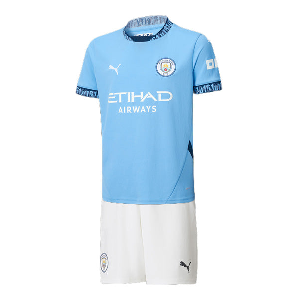 Manchester City 24/25 Home Kids Uniform/Kit