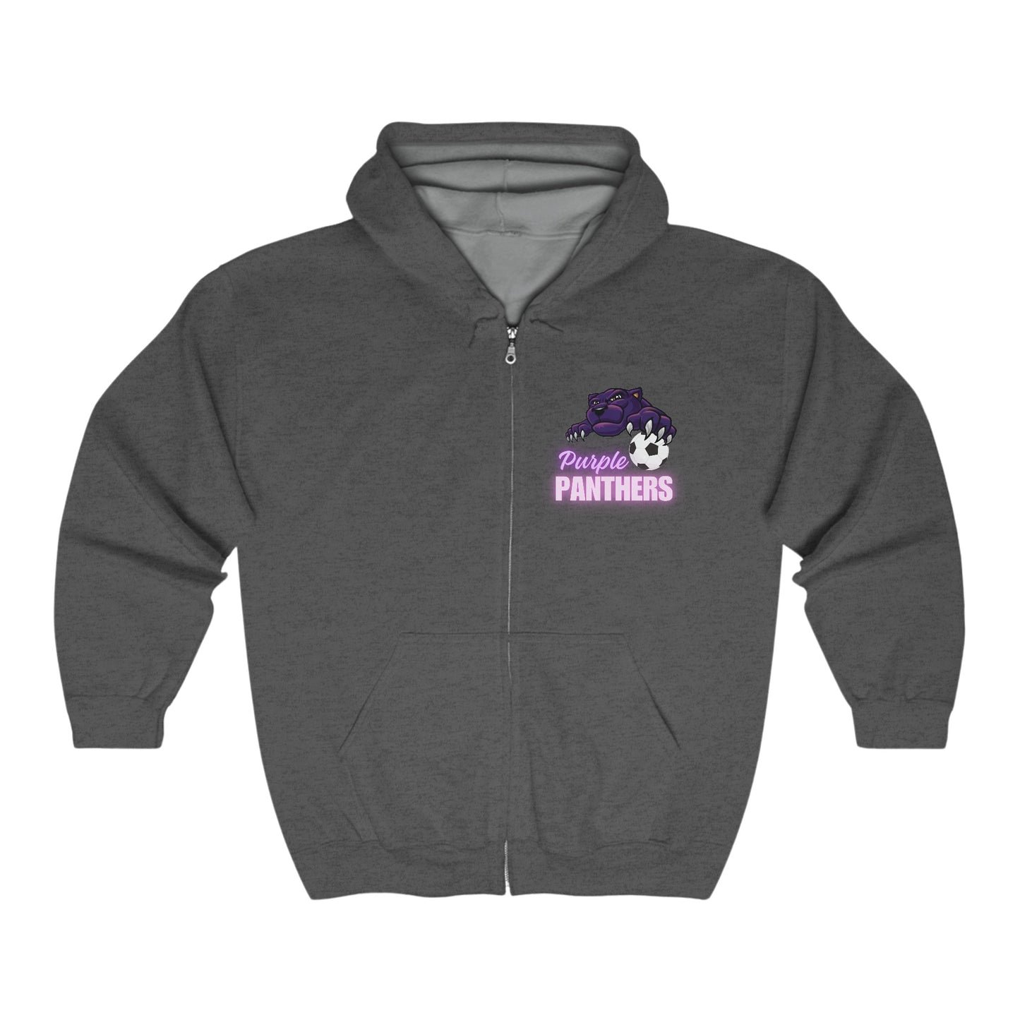 Purple Panthers Full Zip Hoodie v2