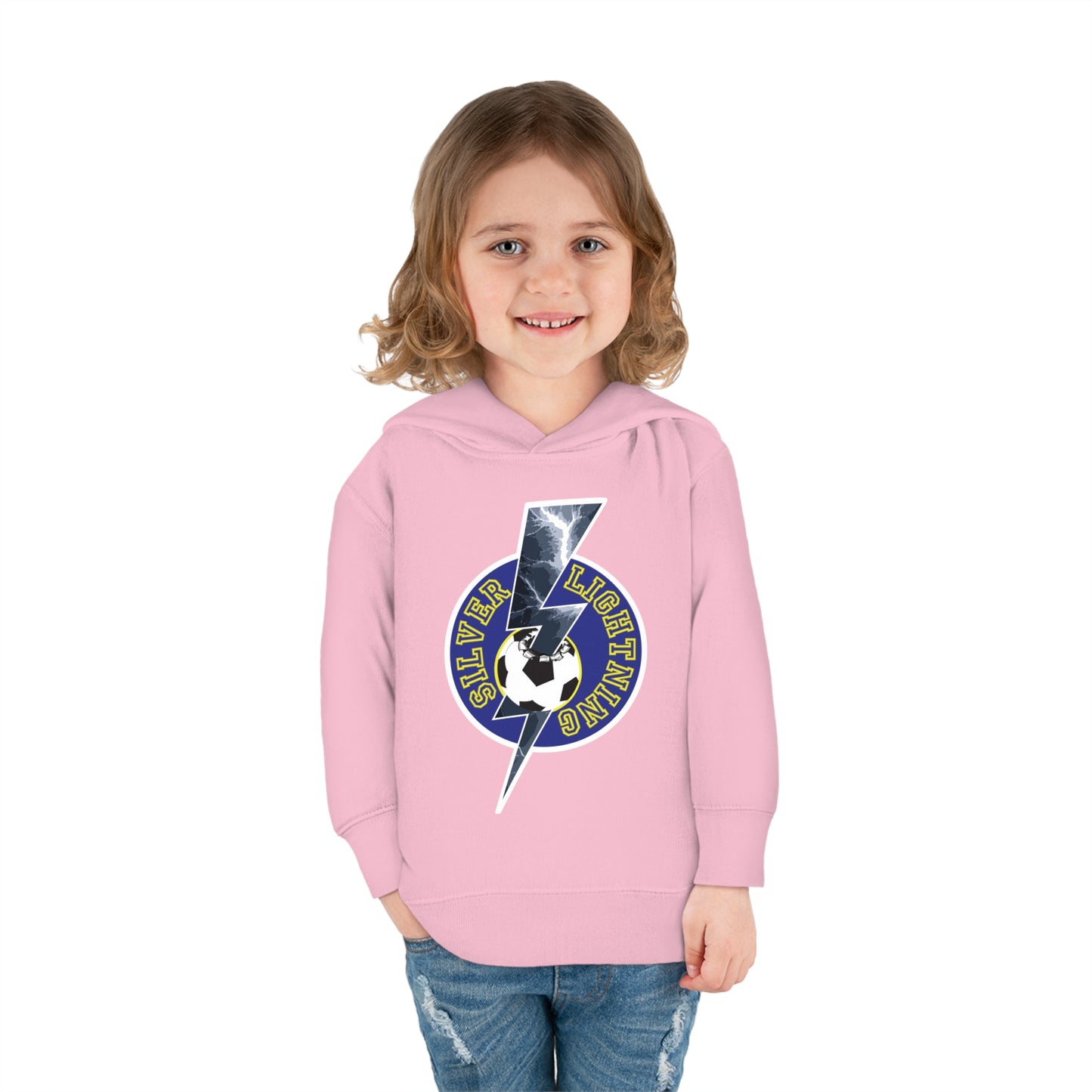Silver Lightning Toddler Hoodie