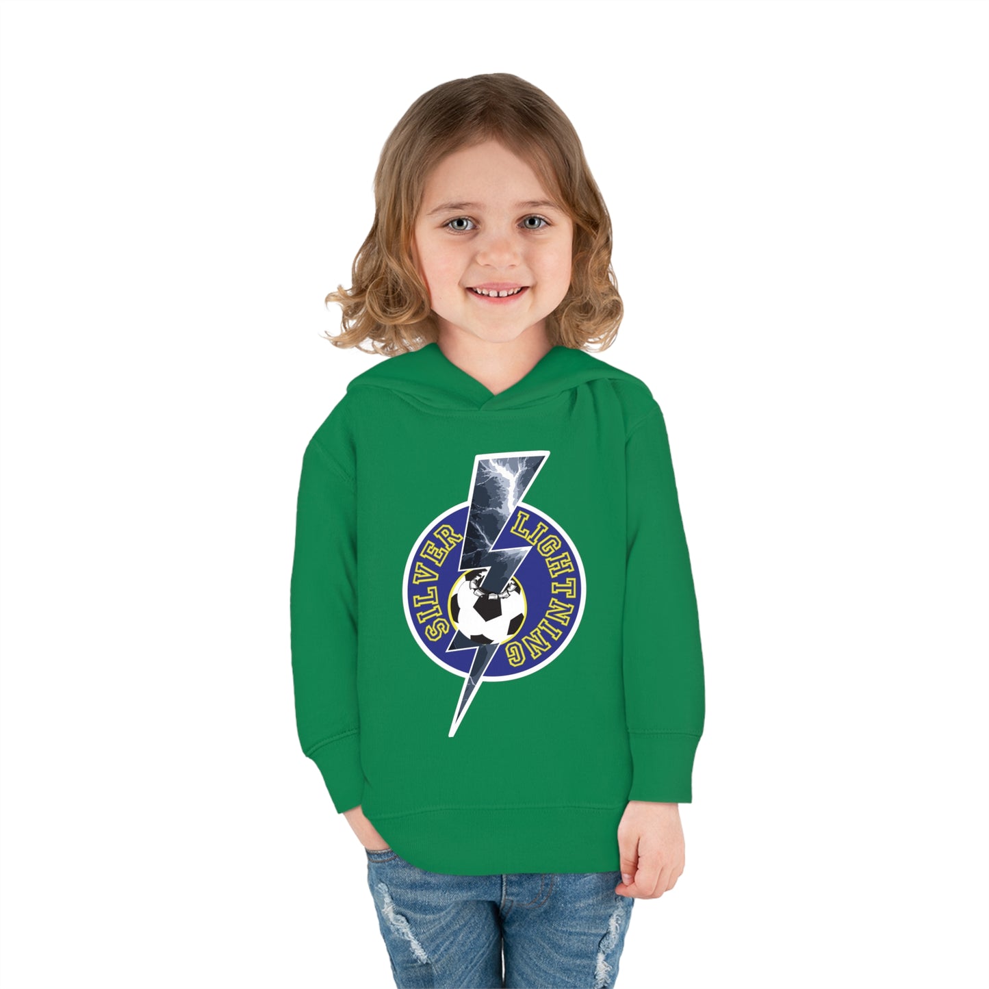 Silver Lightning Toddler Hoodie