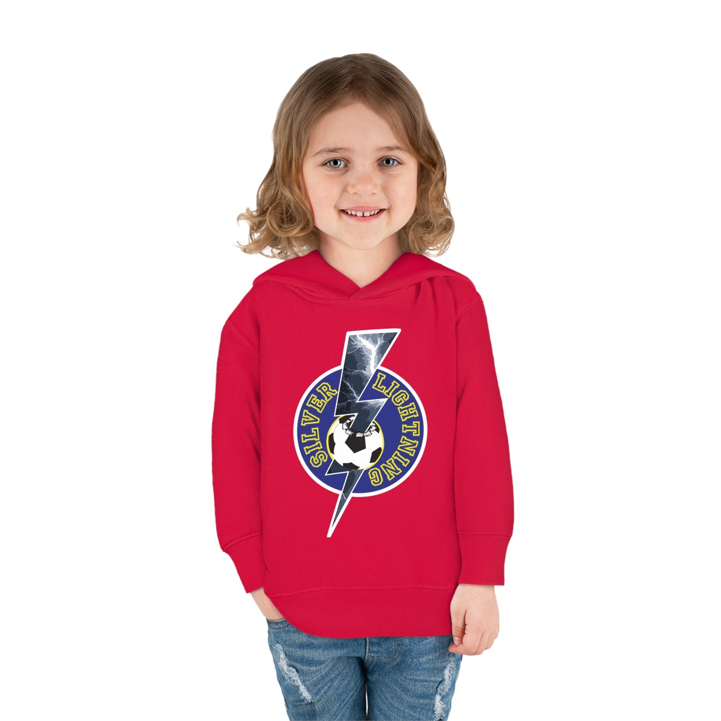 Silver Lightning Toddler Hoodie