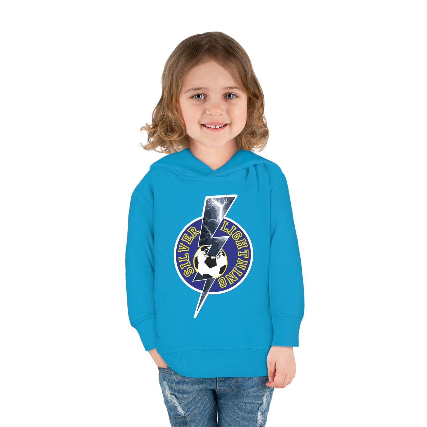 Silver Lightning Toddler Hoodie