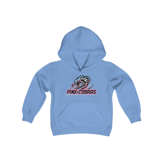 Pink Cobras Youth Hoodie
