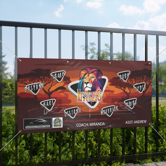 Fearless Lions Banner