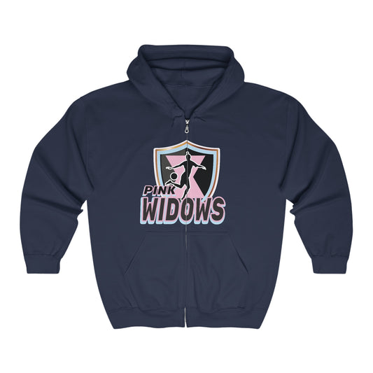 Pink Widows Full Zip Hoodie