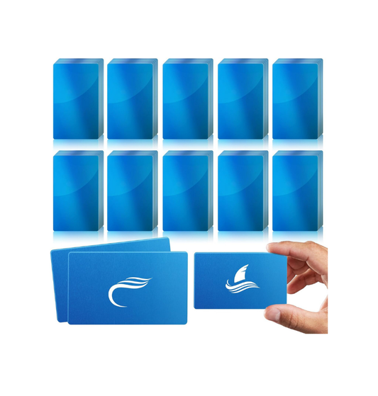 Metal Business Cards Laser Engraved - Aluminum