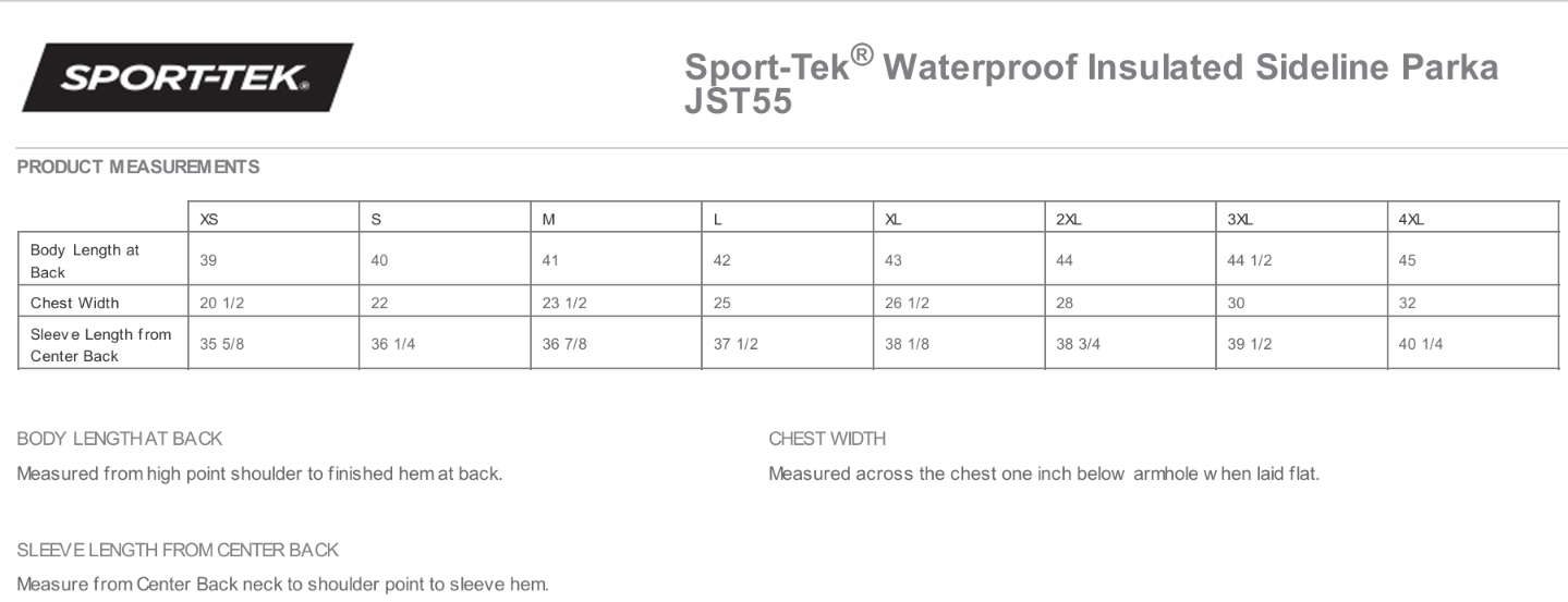 Sport-Tek Waterproof Insulated Sideline Parka