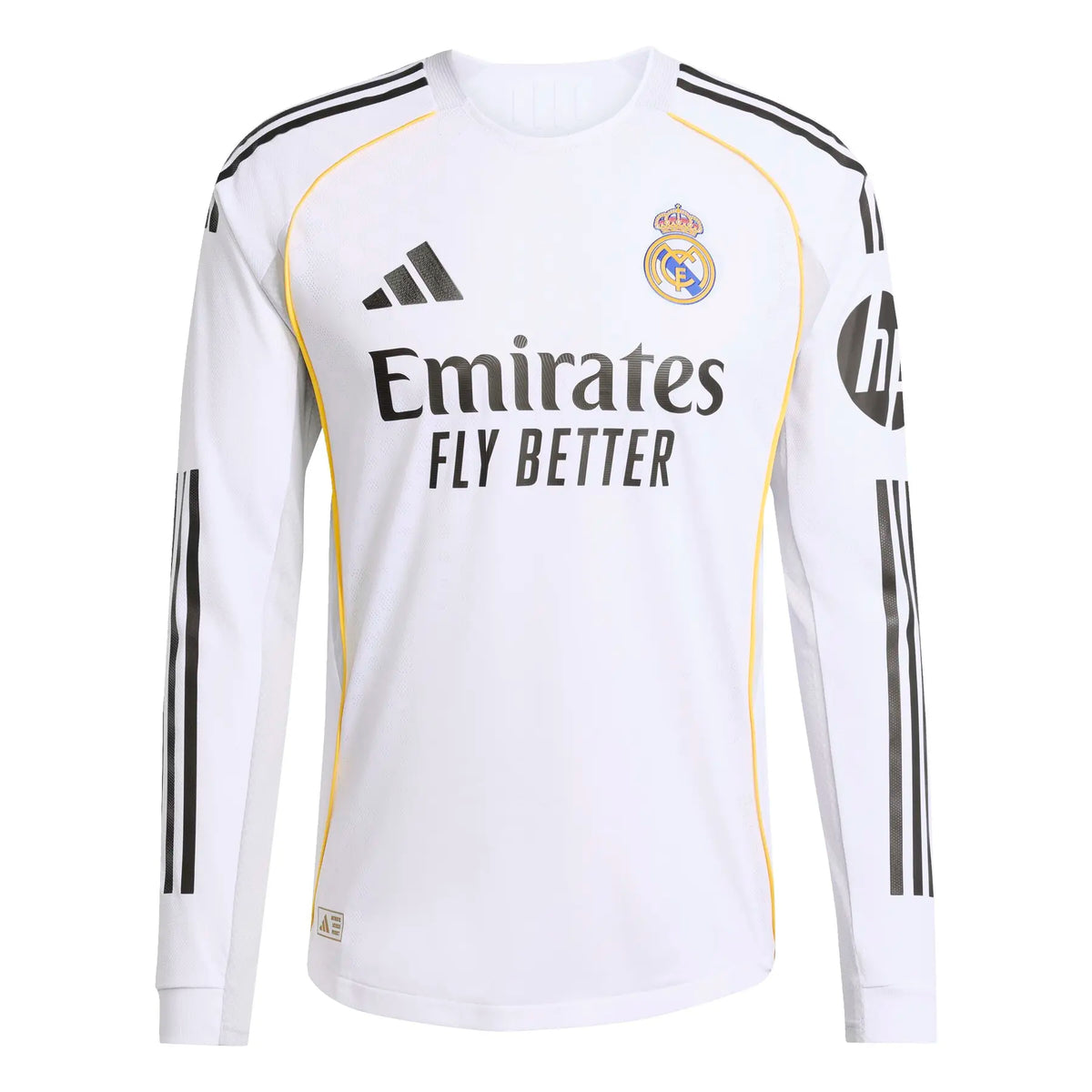 Real Madrid 25/26 Home Long Sleeve Match Jersey