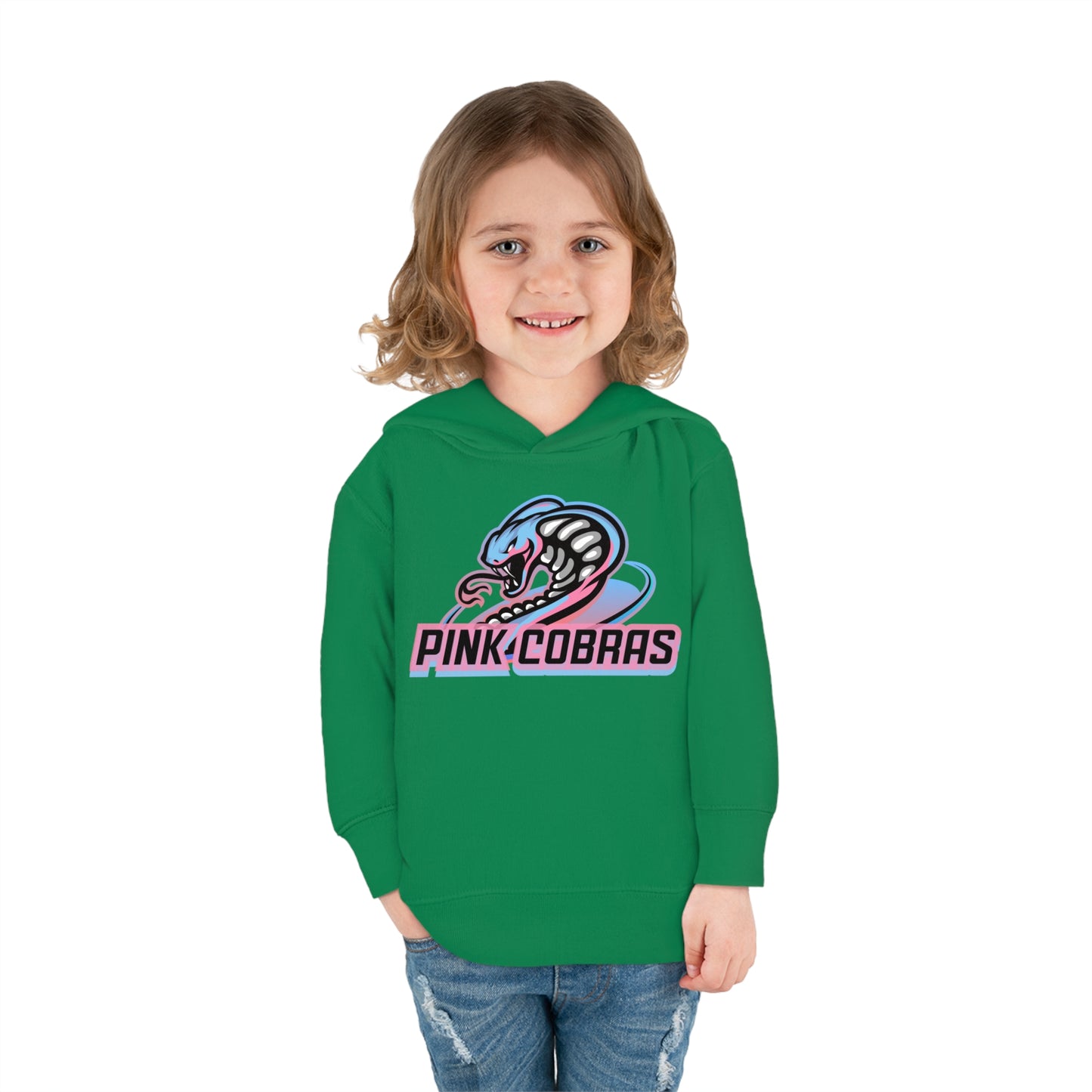 Pink Cobras Toddler Hoodie