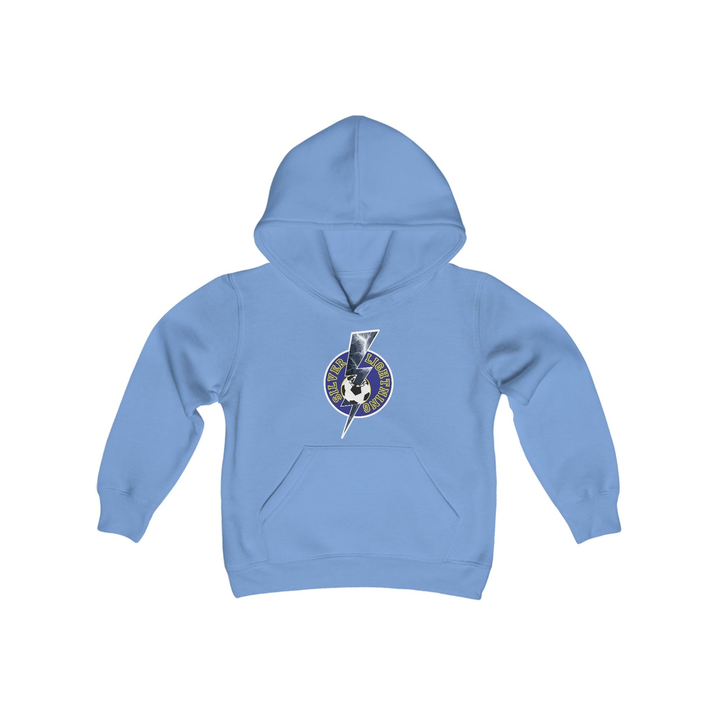 Silver Lightning Youth Hoodie