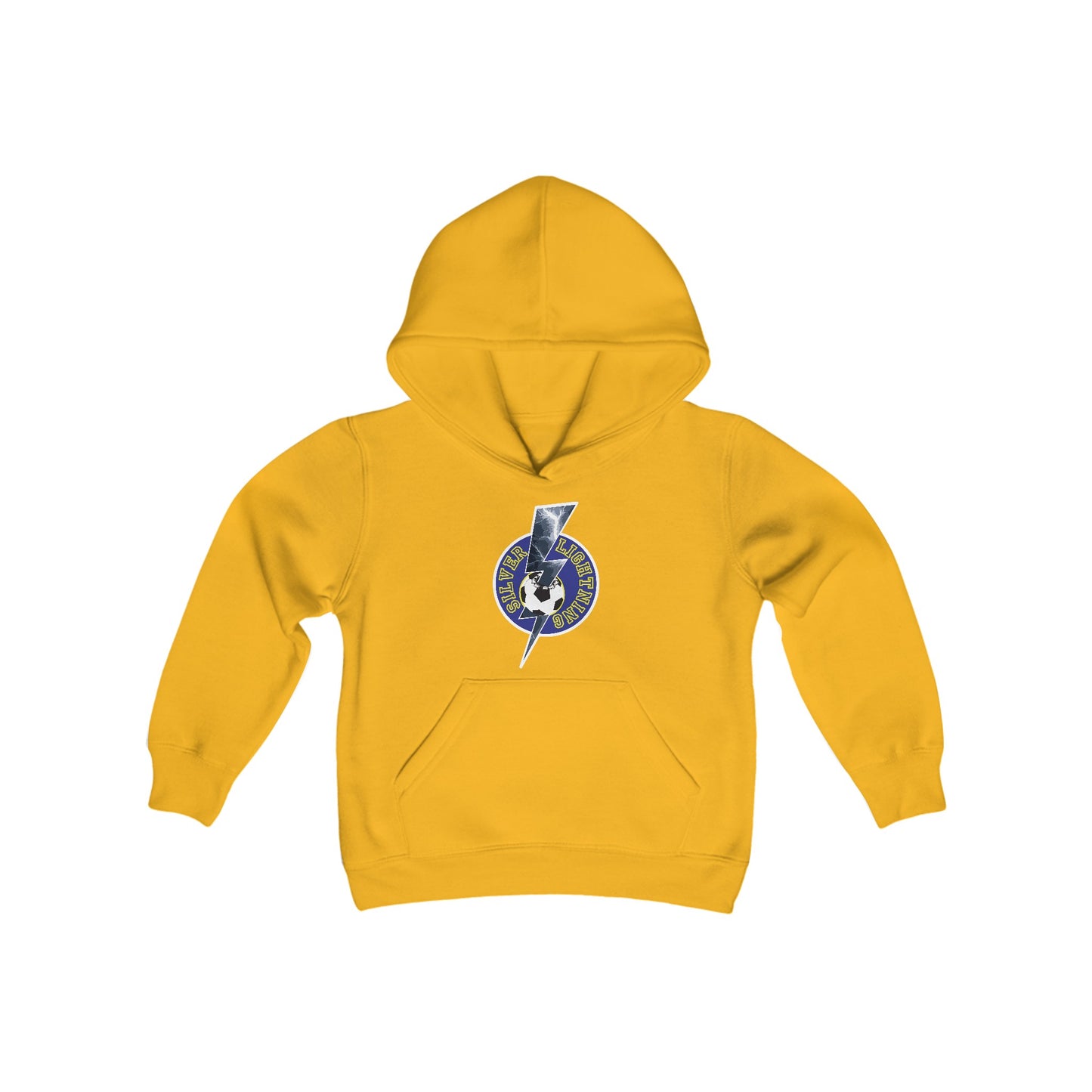 Silver Lightning Youth Hoodie