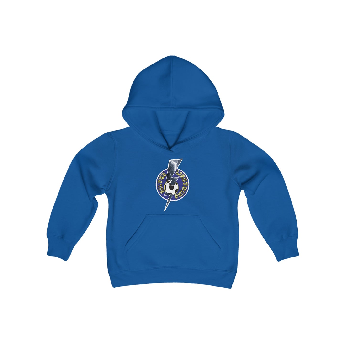 Silver Lightning Youth Hoodie