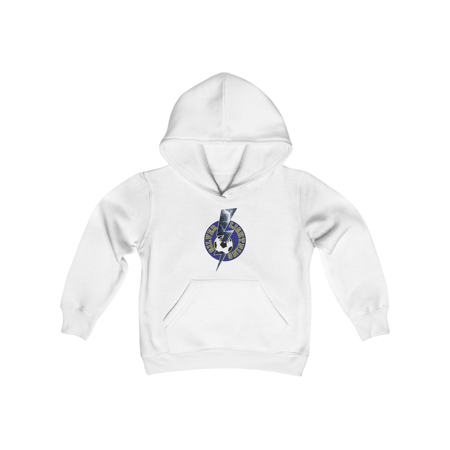 Silver Lightning Youth Hoodie