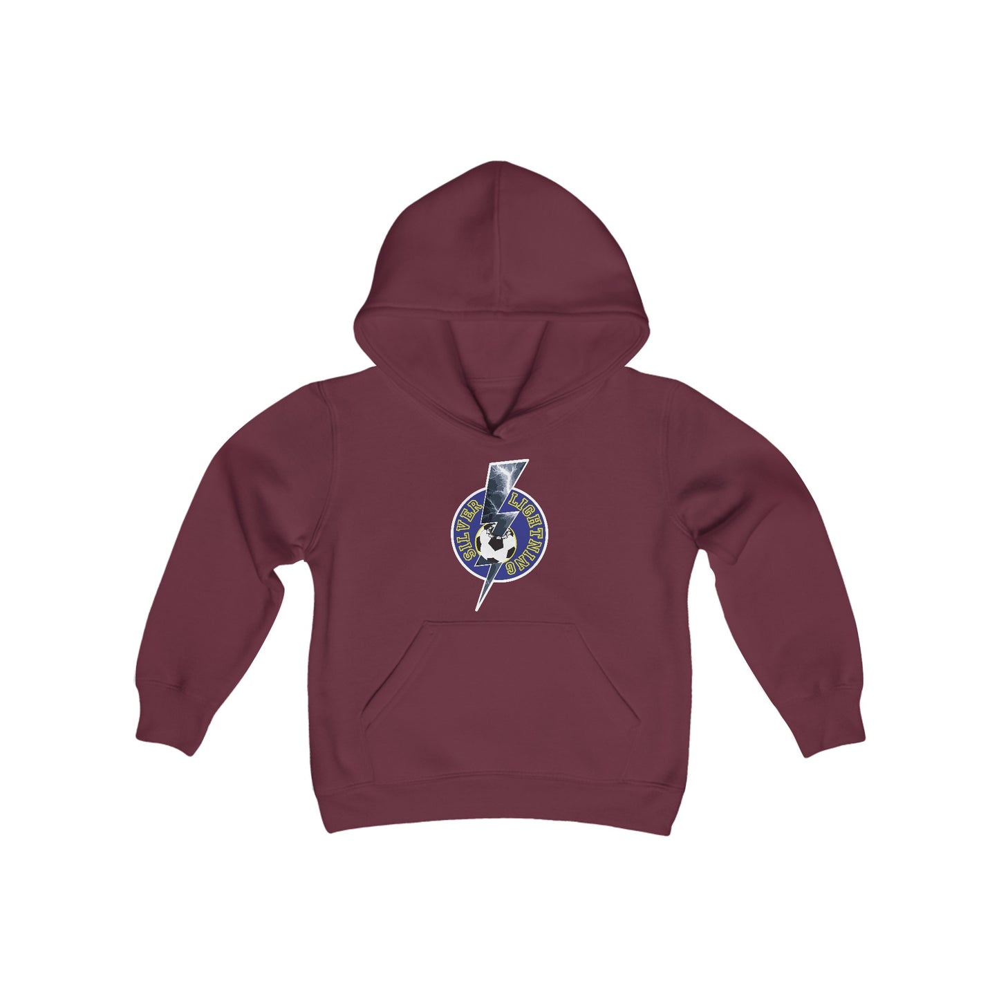 Silver Lightning Youth Hoodie