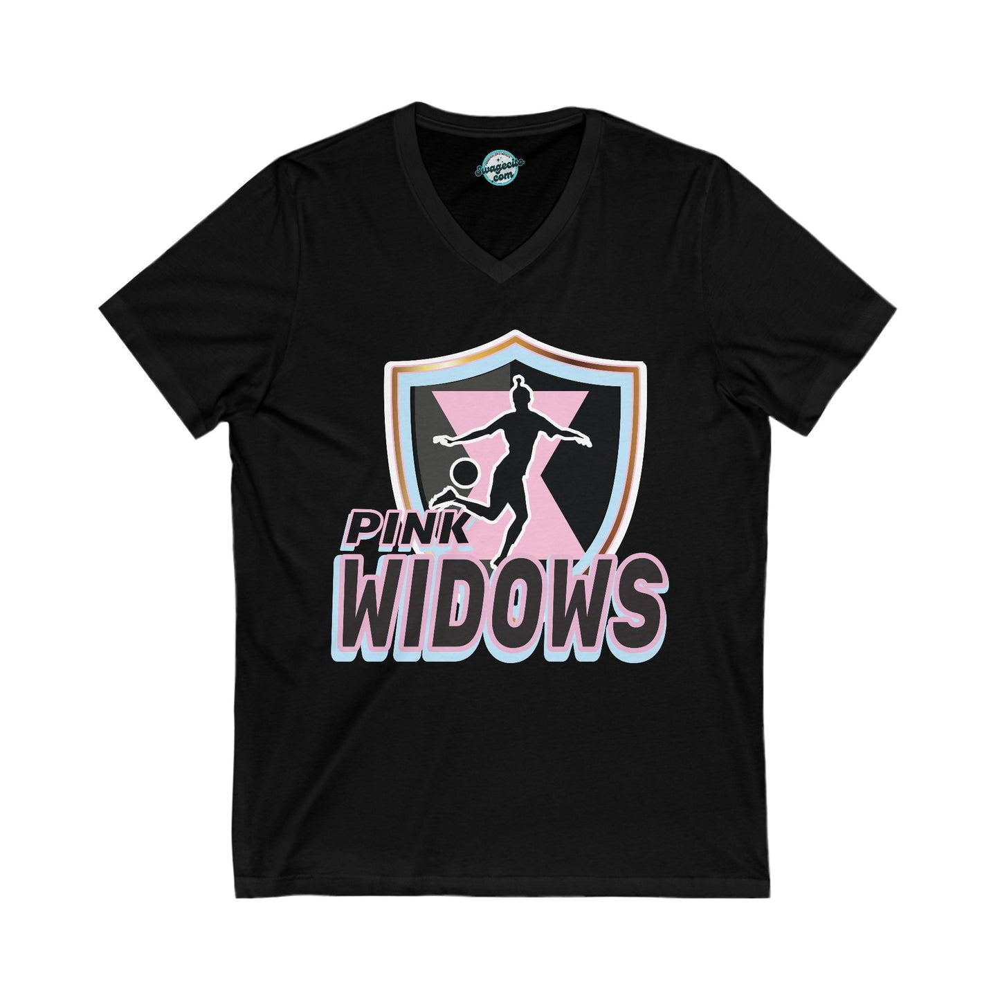 Pink Widows Unisex V-Neck Tee