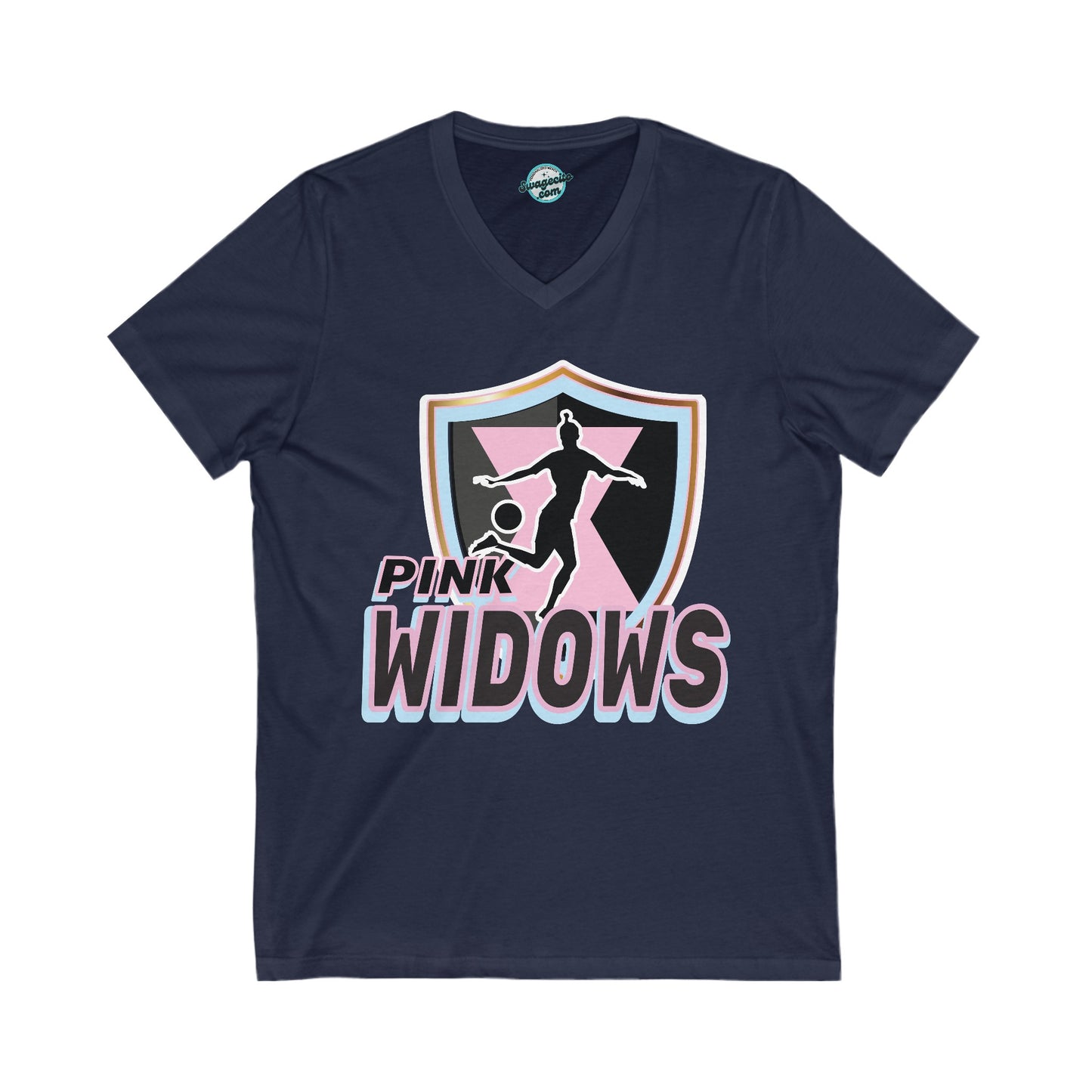 Pink Widows Unisex V-Neck Tee