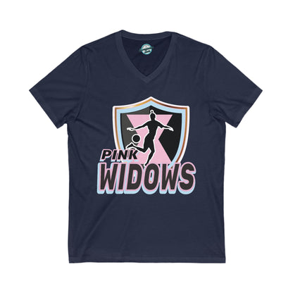 Pink Widows Unisex V-Neck Tee