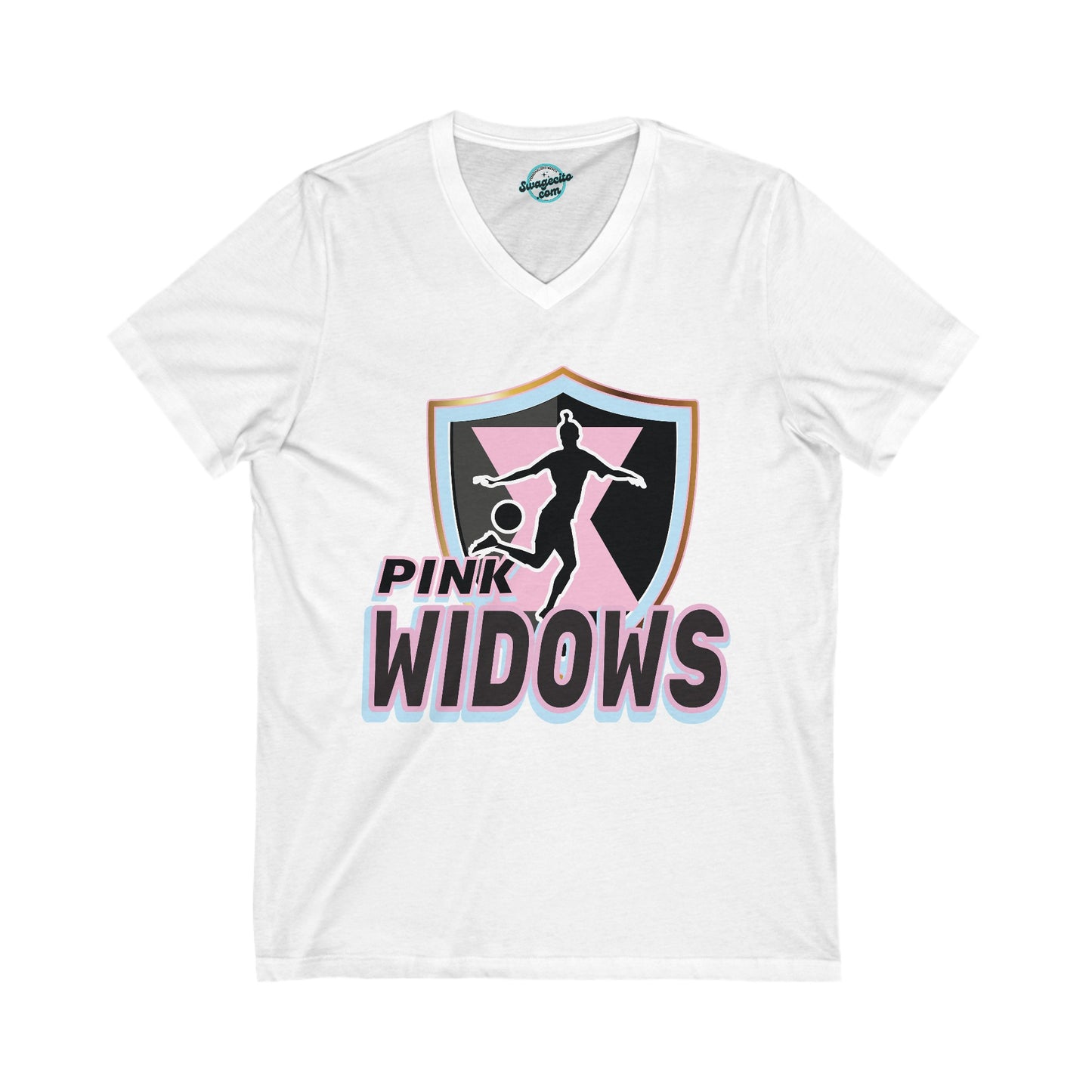 Pink Widows Unisex V-Neck Tee