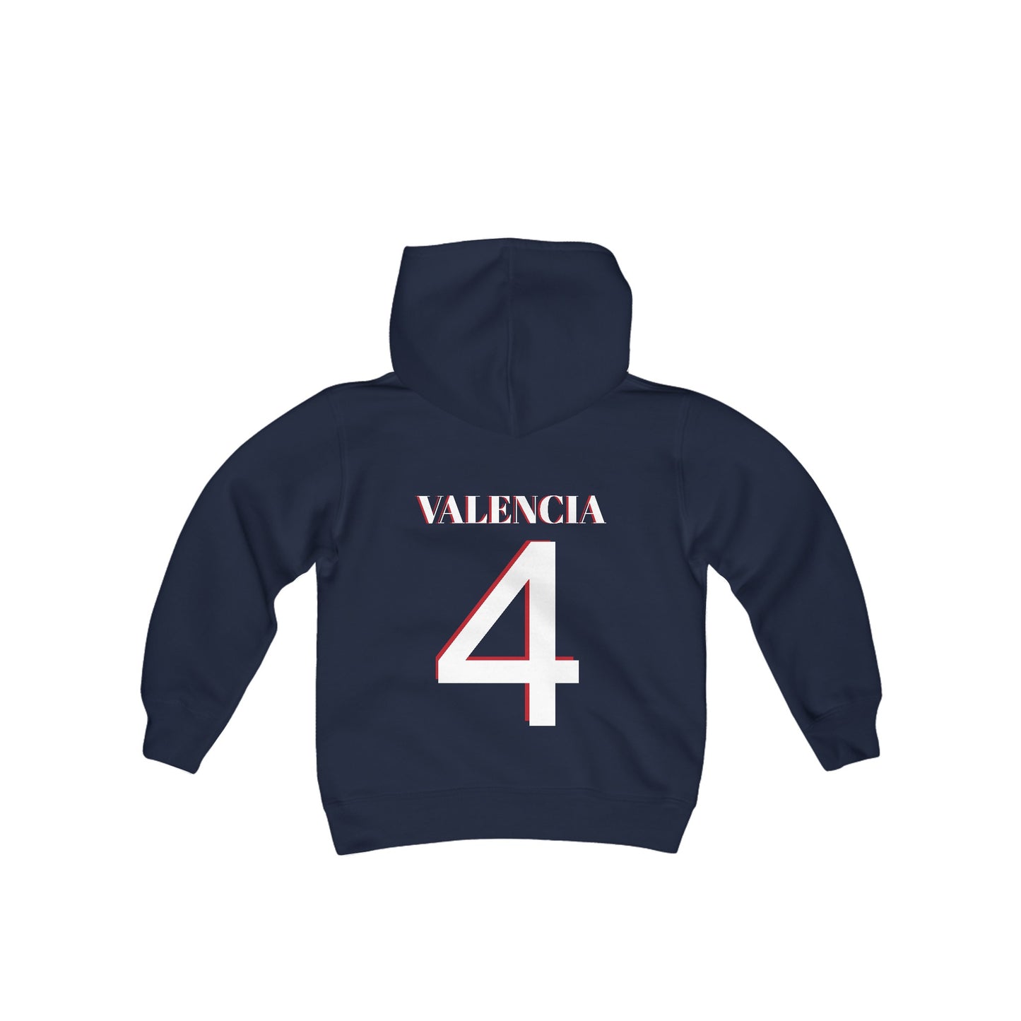 Custom "Valencia" Front Flags Youth Hoodie