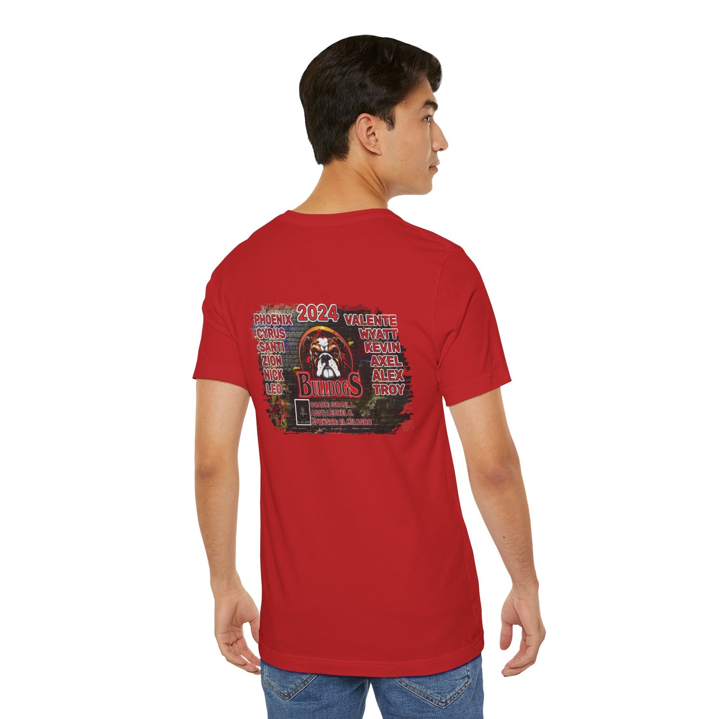 Bulldogs Team (2 Side Print) Unisex Tee