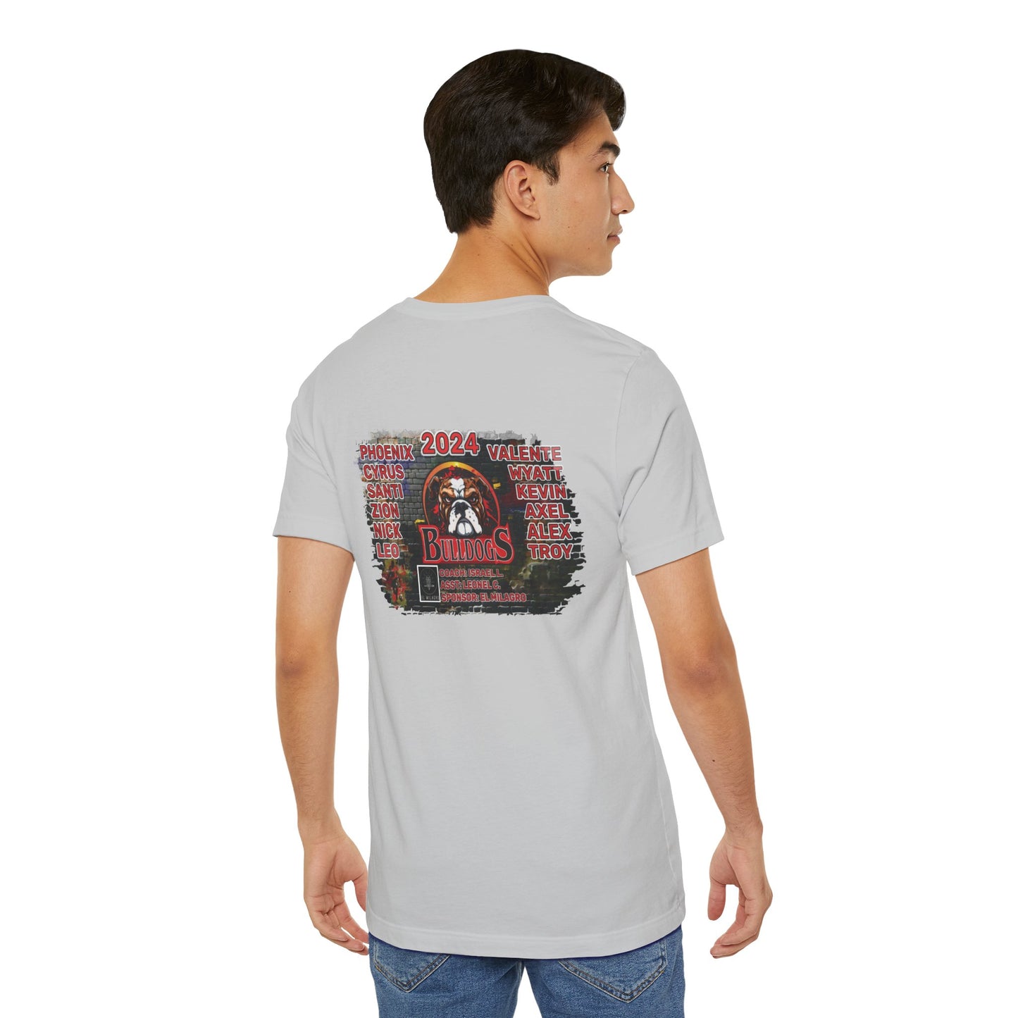 Bulldogs Team (2 Side Print) Unisex Tee