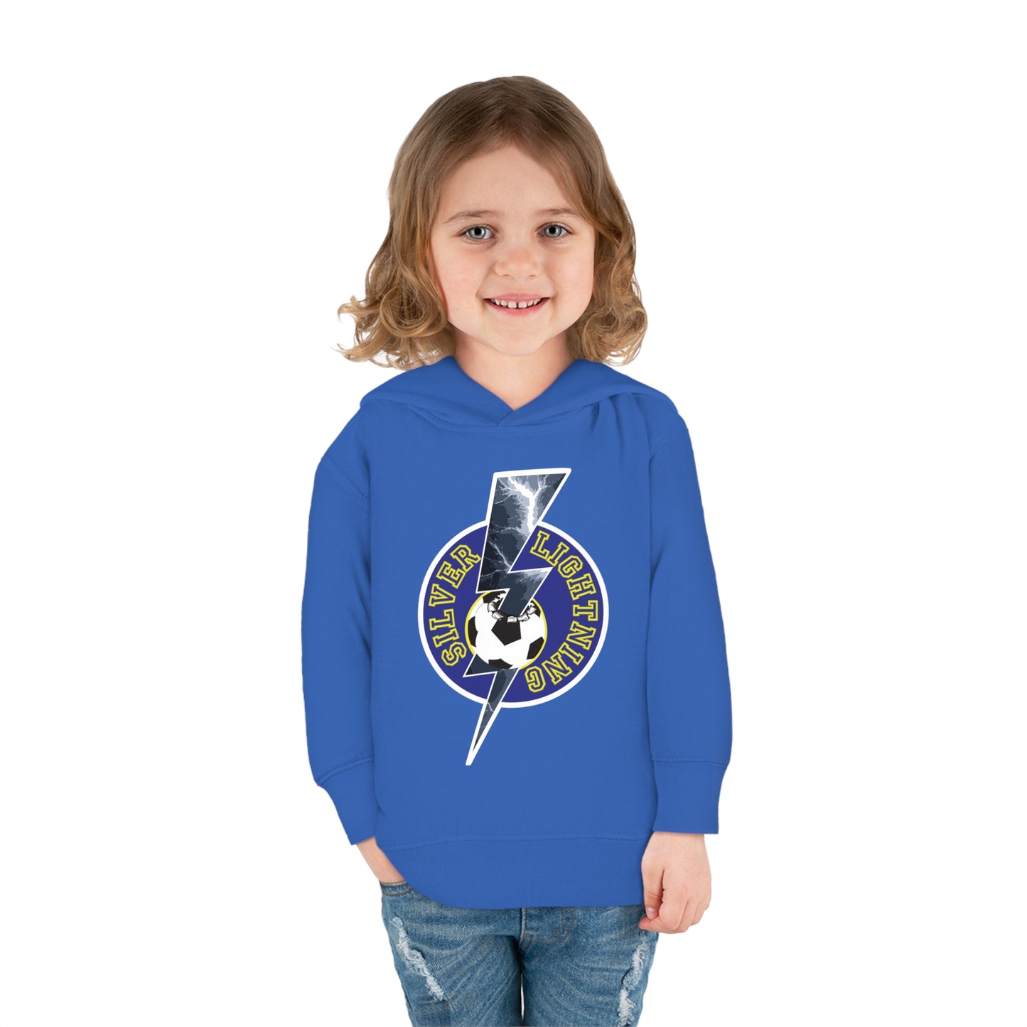 Silver Lightning Toddler Hoodie