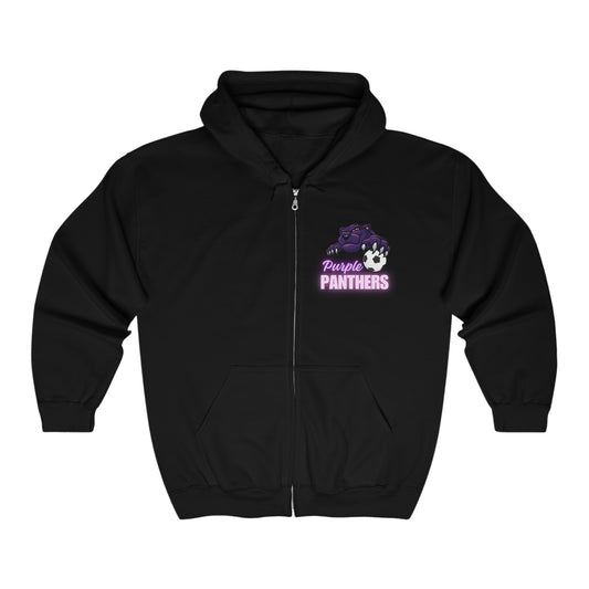 Purple Panthers Full Zip Hoodie v2