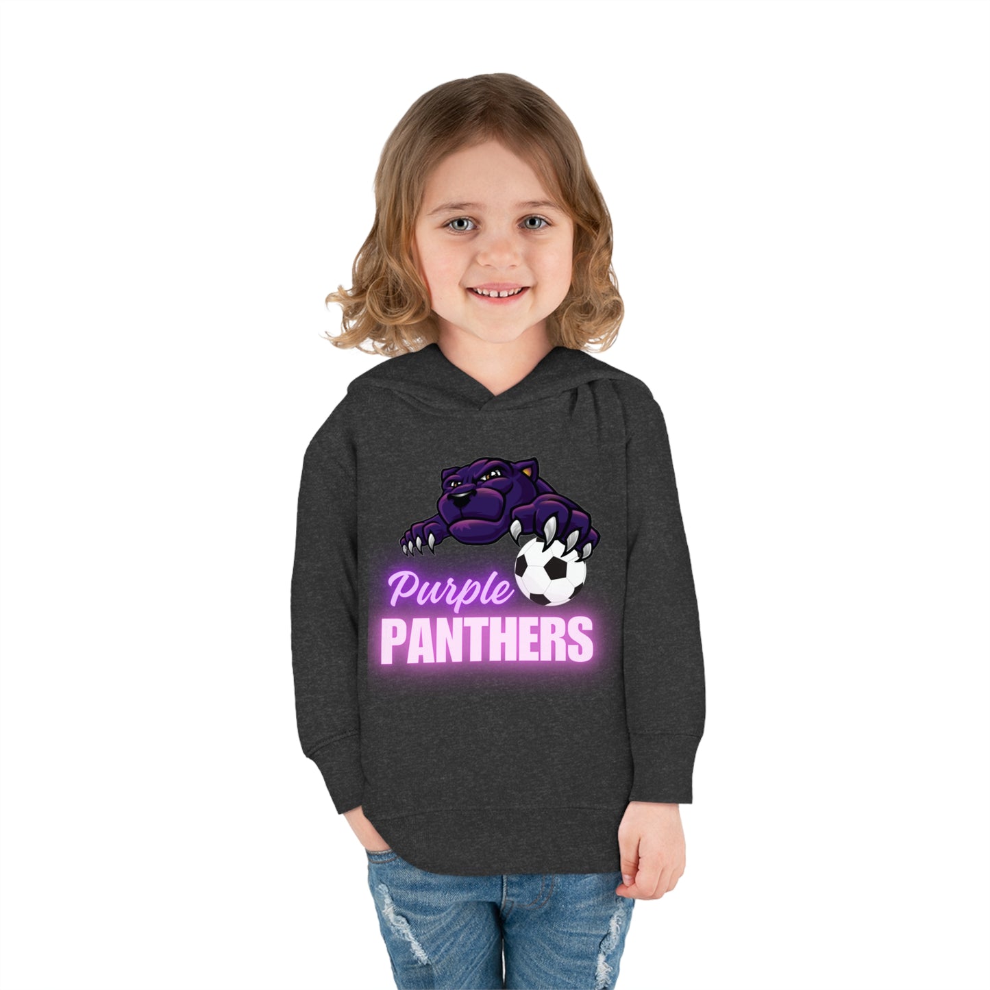 Purple Panthers Toddler Hoodie