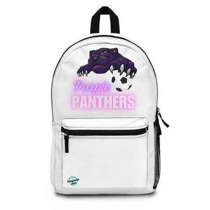 Purple Panthers, White Jersey Backpack