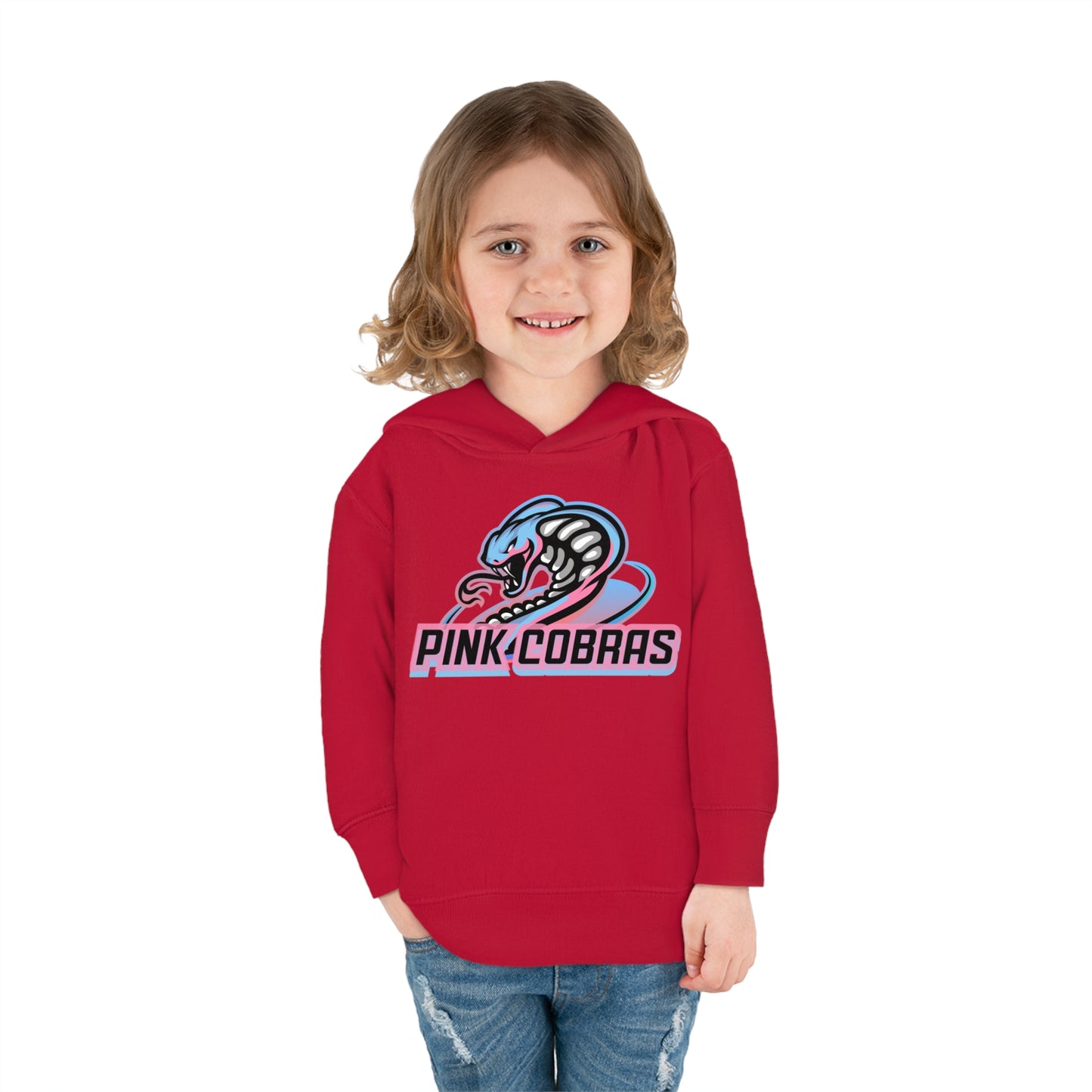 Pink Cobras Toddler Hoodie