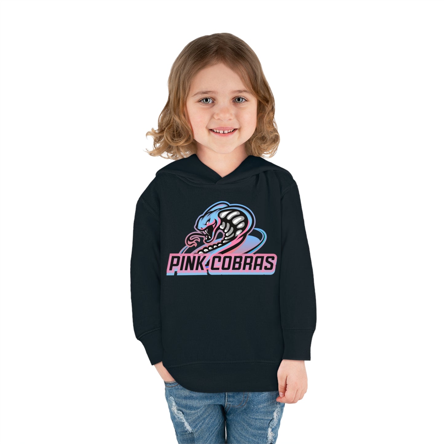 Pink Cobras Toddler Hoodie