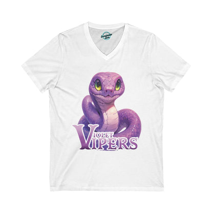 Violet Vipers Jersey V-Neck