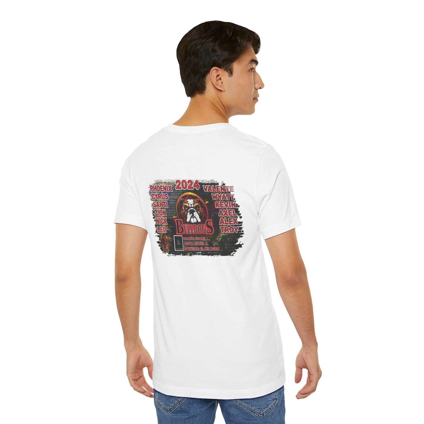 Bulldogs Team (2 Side Print) Unisex Tee