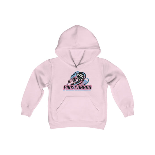 Pink Cobras Youth Hoodie