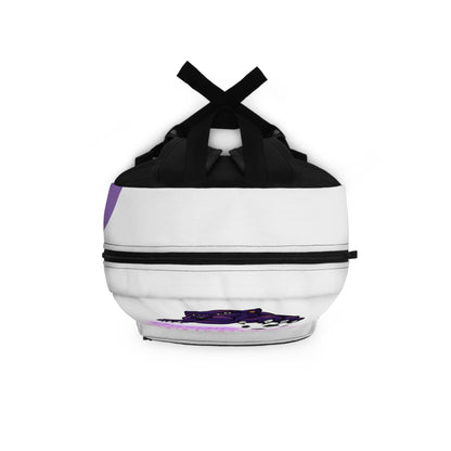 Purple Panthers, White Jersey Backpack