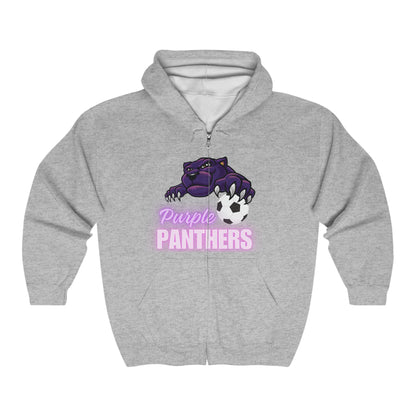 Purple Panthers Full Zip Hoodie