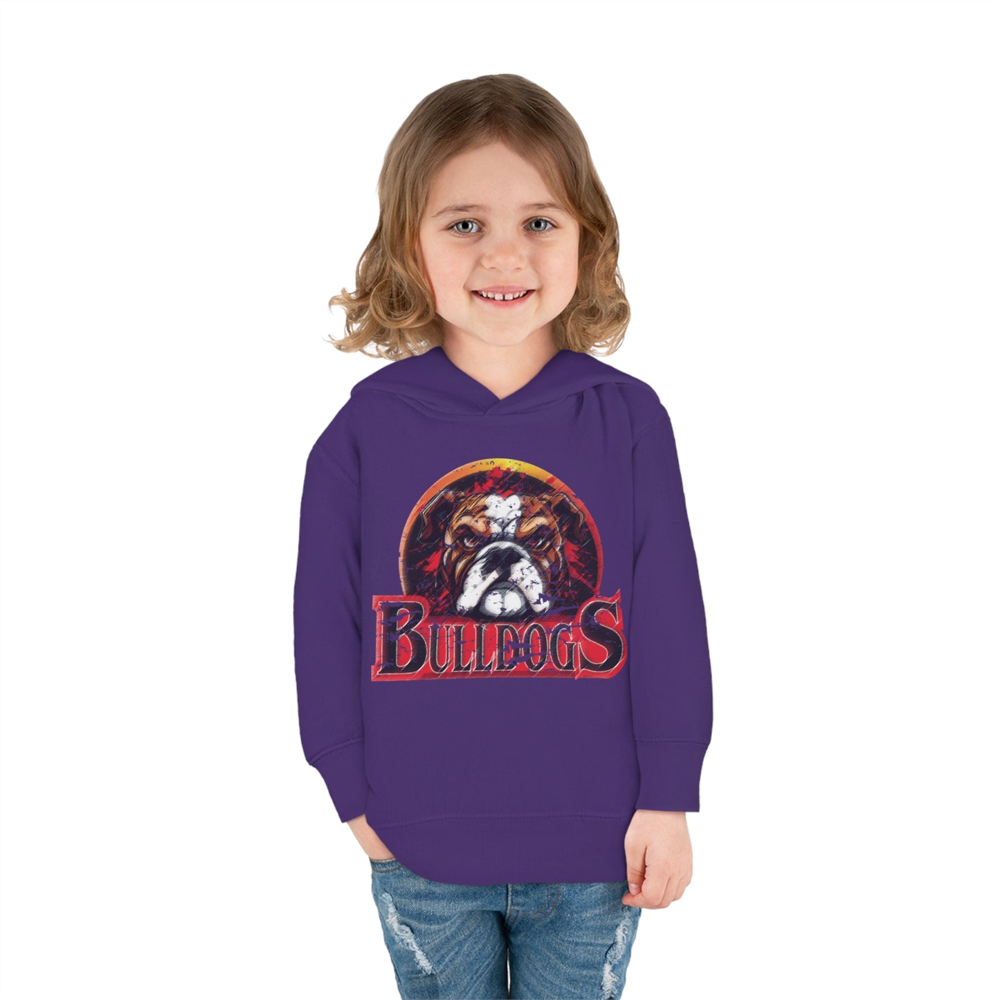 Bulldogs Vintage Toddler Hoodie