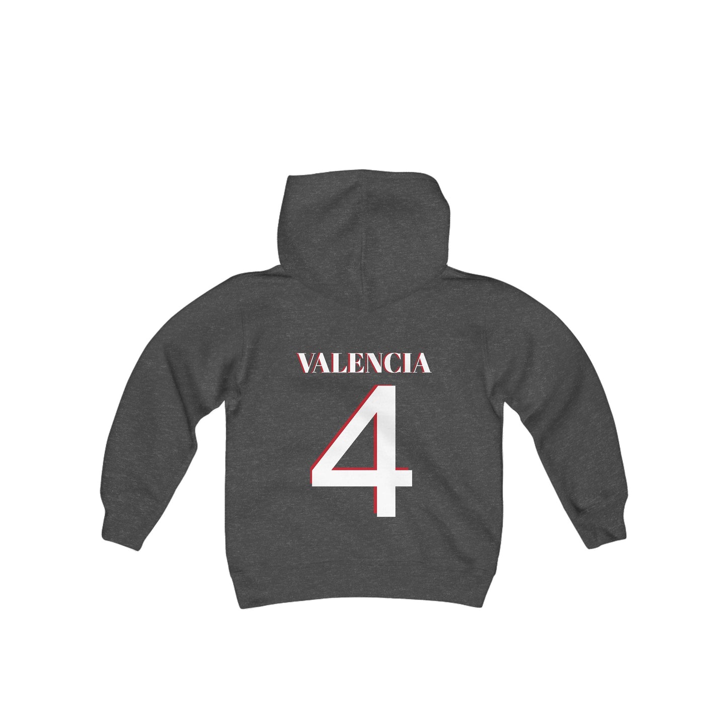 Custom "Valencia" Front Flags Youth Hoodie