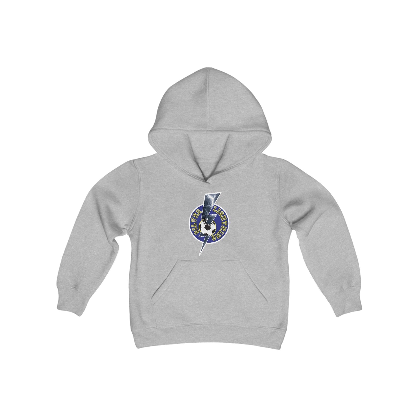 Silver Lightning Youth Hoodie