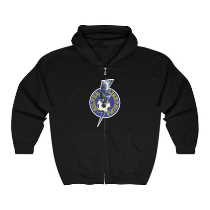 Silver Lightning Full Zip Hoodie