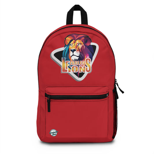 Fearless Lions Red Jersey Backpack