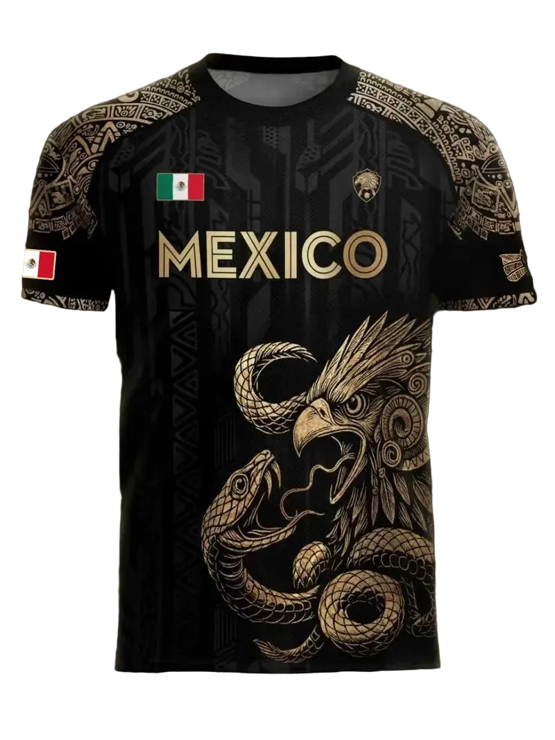 Mexico Aztec Heritage Soccer Jersey