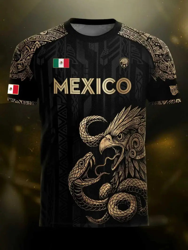 Mexico Aztec Heritage Soccer Jersey